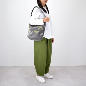 森林的背包和帳篷 | 刺繡貼布 | salvia 