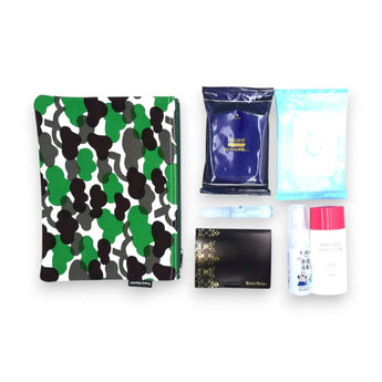 フラットポーチ｜松柄｜手染め生地 帆布 綿100% コットン ポーチ 日本製｜幸せの文様 【 Fuwa Market オリジナル 】 Fuwa Market