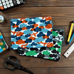 法蘭絨抱枕｜松樹｜手染生地 傘布 絲綢100% 棉 抱枕 日本製｜幸福的紋樣 【 Fuwa Market 原創 】 