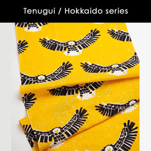 手套｜絲綿100%｜棉｜染色｜風染工房 大和志 動物 北海道 