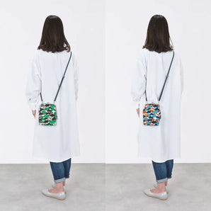 がま口 (縦型 / 大) ｜松柄｜手染め帆布 スマホショルダー 日本製｜京都職人仕上げ 【 Fuwa Market オリジナル 】 Fuwa Market