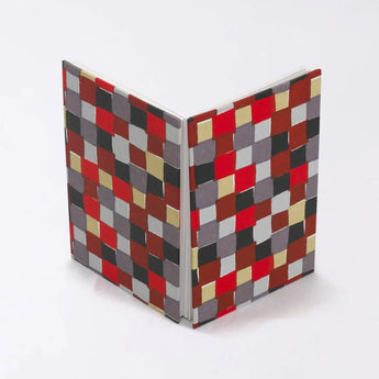 御朱印帖｜大判サイズ (B6) ｜市松柄｜手染め和紙 朱印帖 蛇腹式 日本製｜京都職人仕上げ 【 Fuwa Market オリジナル 】 Fuwa Market