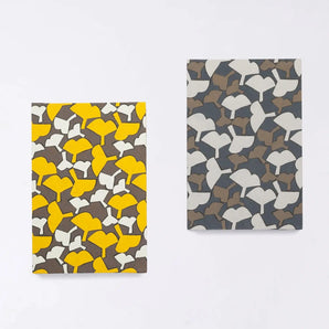 御朱印帖｜大判サイズ (B6) ｜銀杏柄｜手染め和紙 朱印帖 蛇腹式 日本製｜京都職人仕上げ 【 Fuwa Market オリジナル 】 Fuwa Market