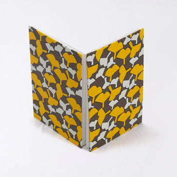 御朱印帖｜大判尺寸 (B6) ｜銀杏柄｜手染和紙 御朱印帖 蛇腹式 日本製｜京都職人手工製作 【 Fuwa Market 原創商品 】 Fuwa Market