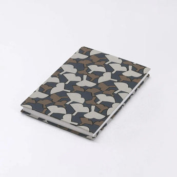 御朱印帖｜大判尺寸 (B6) ｜銀杏柄｜手染和紙 御朱印帖 蛇腹式 日本製｜京都職人手工製作 【 Fuwa Market 原創商品 】 Fuwa Market