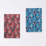 御朱印帖｜大判サイズ (B6) ｜南天柄｜手染め和紙 朱印帖 蛇腹式 日本製｜京都職人仕上げ 【 Fuwa Market オリジナル 】 Fuwa Market