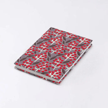 御朱印帖｜大判サイズ (B6) ｜南天柄｜手染め和紙 朱印帖 蛇腹式 日本製｜京都職人仕上げ 【 Fuwa Market オリジナル 】 Fuwa Market