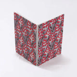 御朱印帖｜大判サイズ (B6) ｜南天柄｜手染め和紙 朱印帖 蛇腹式 日本製｜京都職人仕上げ 【 Fuwa Market オリジナル 】 Fuwa Market