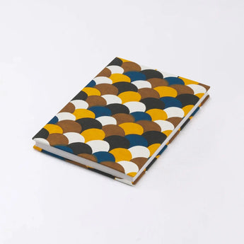 御朱印帖｜大判サイズ (B6) ｜青海波柄｜手染め和紙 朱印帖 蛇腹式 日本製｜京都職人仕上げ 【 Fuwa Market オリジナル 】 Fuwa Market