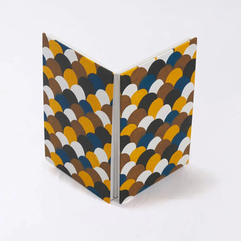 御朱印帖｜大判サイズ (B6) ｜青海波柄｜手染め和紙 朱印帖 蛇腹式 日本製｜京都職人仕上げ 【 Fuwa Market オリジナル 】 Fuwa Market