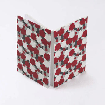 御朱印帖｜大判サイズ (B6) ｜梅柄｜手染め和紙 朱印帖 蛇腹式 日本製｜京都職人仕上げ 【 Fuwa Market オリジナル 】 Fuwa Market