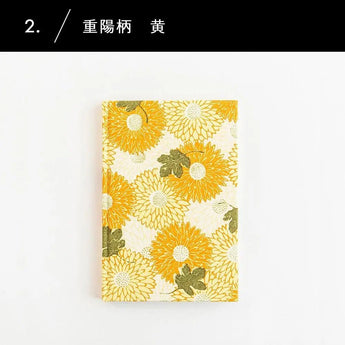 諾特 重陽桿 赤色 / 黃色 | 日本製 花桿 千代紙 筆記帳 | 俳原(はいばら) 俳原