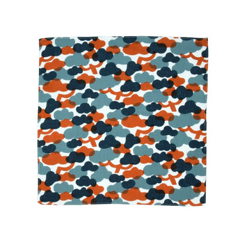 ハンカチ｜松柄｜手染め生地 帆布 綿100% 綿 やわらかいタオル 二重ガーゼ 日本製｜幸せの文様 【 Fuwa Market オリジナル 】 Fuwa Market