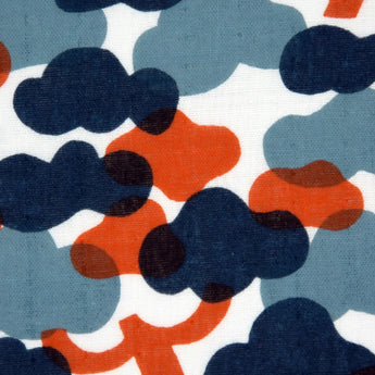 ハンカチ｜松柄｜手染め生地 帆布 綿100% 綿 やわらかいタオル 二重ガーゼ 日本製｜幸せの文様 【 Fuwa Market オリジナル 】 Fuwa Market