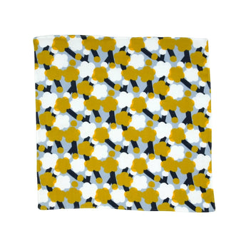 ハンカチ｜梅柄｜手染め生地 帆布 綿100% 綿 やわらかいタオル 二重ガーゼ 日本製｜幸せの文様 【 Fuwa Market オリジナル 】 Fuwa Market