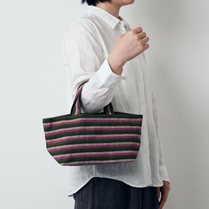 HARAPPA｜迷你托特包 若草 會津木綿 