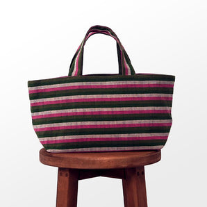 HARAPPA｜迷你托特包 若草 會津木綿 