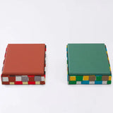 貼り箱ケース｜市松柄｜手染め和紙 筆箱 日本製｜幸せの文様シリーズ 小物入れ【 Fuwa Market オリジナル 】 Fuwa Market