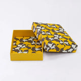 貼り箱ケース｜銀杏柄｜手染め和紙 筆箱 日本製｜幸せの文様シリーズ 小物入れ【 Fuwa Market オリジナル 】 Fuwa Market