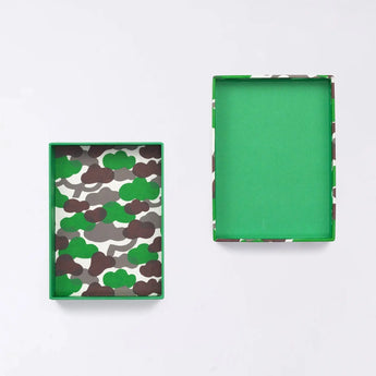 貼り箱ケース｜松柄｜手染め和紙 筆箱 日本製｜幸せの文様シリーズ 小物入れ【 Fuwa Market オリジナル 】 Fuwa Market