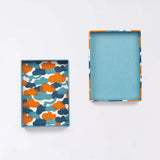 貼り箱ケース｜松柄｜手染め和紙 筆箱 日本製｜幸せの文様シリーズ 小物入れ【 Fuwa Market オリジナル 】 Fuwa Market