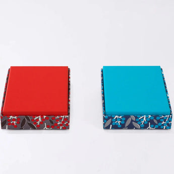 貼り箱ケース｜南天柄｜手染め和紙 筆箱 日本製｜幸せの文様シリーズ 小物入れ【 Fuwa Market オリジナル 】 Fuwa Market