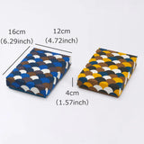 貼り箱ケース｜青海波柄｜手染め和紙 筆箱 日本製｜幸せの文様シリーズ 小物入れ【 Fuwa Market オリジナル 】 Fuwa Market