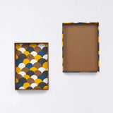 貼り箱ケース｜青海波柄｜手染め和紙 筆箱 日本製｜幸せの文様シリーズ 小物入れ【 Fuwa Market オリジナル 】 Fuwa Market