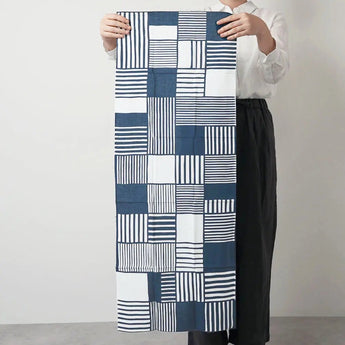 手袋｜麻（まがき）合撚糸｜絹100%｜梨園染 注染｜戶田屋商店 戶田屋商店（梨園染）