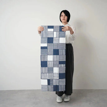 手袋｜麻（まがき）合撚糸｜絹100%｜梨園染 注染｜戶田屋商店 戶田屋商店（梨園染）