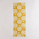 手ぬぐい｜綿 麻 コットン｜注染｜綿麻てぬぐい 丸小花 辛子｜かまわぬ かまわぬ