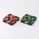 メモ帳｜市松柄｜手染め和紙 ブロックメモ帳 日本製｜幸せの文様シリーズ 文房具【 Fuwa Market オリジナル 】 Fuwa Market