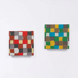 メモ帳｜市松柄｜手染め和紙 ブロックメモ帳 日本製｜幸せの文様シリーズ 文房具【 Fuwa Market オリジナル 】 Fuwa Market