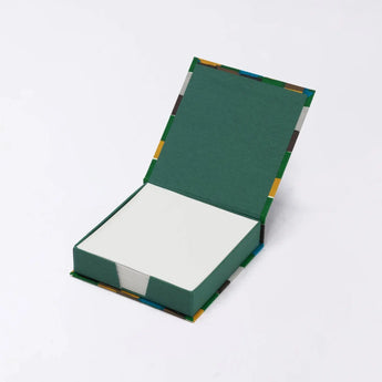 メモ帳｜市松柄｜手染め和紙 ブロックメモ帳 日本製｜幸せの文様シリーズ 文房具【 Fuwa Market オリジナル 】 Fuwa Market