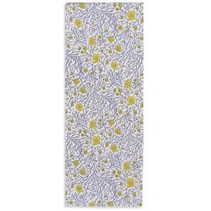 手抓染 手拭 | 楼梅与猫柳枝 | 白 / 青磁 / 浅葱色 | 绉（特冈产地） | 京都 都もだん 都もだん