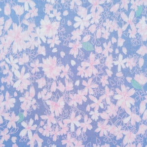 手抓染 手拭 | 京都櫻×青藍（Seiran）| 絲織（特岡生地）| 京都 都もだん 