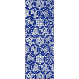 手拈染 手拈染 | 纏枝 | 緋琉璃 / 深藍 | 絲織（特岡生地）| 京都 都もだん 都もだん