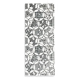 手拈染 手拈染 | 纏枝 | 緋琉璃 / 深藍 | 絲織（特岡生地）| 京都 都もだん 都もだん