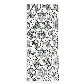 手拈染 手拈染 | 纏枝 | 緋琉璃 / 深藍 | 絲織（特岡生地）| 京都 都もだん 都もだん