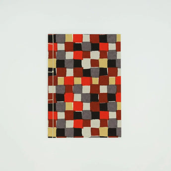 和綴じノート｜A5｜市松柄｜手染め和紙 ノート 文房具 日本製｜幸せの文様 【 Fuwa Market オリジナル 】 Fuwa Market