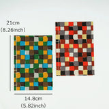 和綴じノート｜A5｜市松柄｜手染め和紙 ノート 文房具 日本製｜幸せの文様 【 Fuwa Market オリジナル 】 Fuwa Market