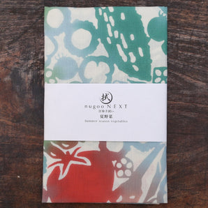 Tenugui | Summer vegetables | 100% cotton (Oka fabric) Dyeing | nugooNEXT