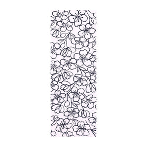 Tenugui | Sakura Blooming Monochrome | 100% cotton (Oka fabric) Dyeing | nugooNEXT