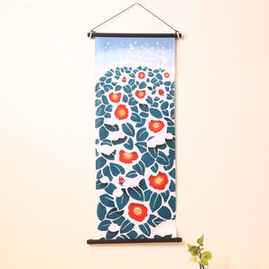 Tenugui | Yukitsubaki | 100% cotton (Oka fabric) dyed | nugooNEXT