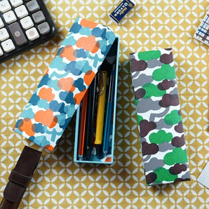 Pencils | Matsumoto | Hand-dyed Japanese paper pencil case Made in Japan | Happy letter series Small item holder 【 Fuwa Market Original 】 