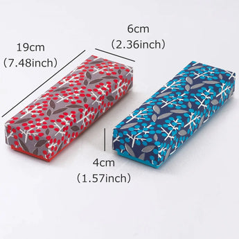 ペンケース｜南天柄｜手染め和紙 筆箱 日本製｜幸せの文様シリーズ 小物入れ【 Fuwa Market オリジナル 】 Fuwa Market