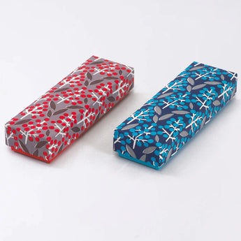 ペンケース｜南天柄｜手染め和紙 筆箱 日本製｜幸せの文様シリーズ 小物入れ【 Fuwa Market オリジナル 】 Fuwa Market