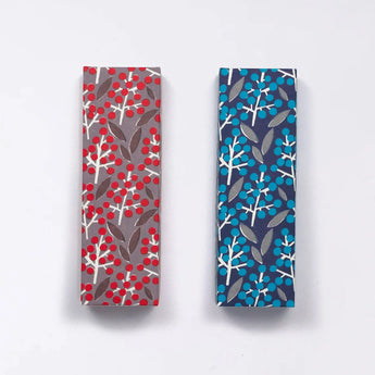 ペンケース｜南天柄｜手染め和紙 筆箱 日本製｜幸せの文様シリーズ 小物入れ【 Fuwa Market オリジナル 】 Fuwa Market