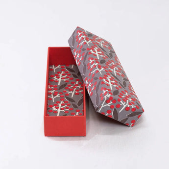 ペンケース｜南天柄｜手染め和紙 筆箱 日本製｜幸せの文様シリーズ 小物入れ【 Fuwa Market オリジナル 】 Fuwa Market