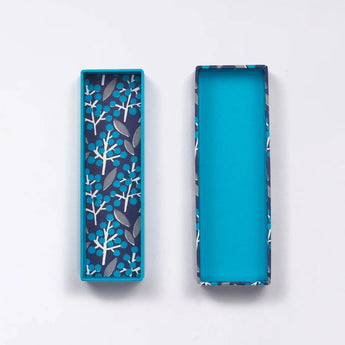 ペンケース｜南天柄｜手染め和紙 筆箱 日本製｜幸せの文様シリーズ 小物入れ【 Fuwa Market オリジナル 】 Fuwa Market